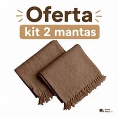 Kit 02 Manta Para Sofá Gigante Luxo 120x210 Tipo Capa De Sofá Protetor