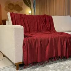 Mantas Mescladas Decorativas Para Sofá/Cama 100% Algodão Decorativa Luxuosa Protetora Tamanho 2,10 X 1,20