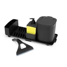 Kit Pia 4 Peças Completo Organizador de Cozinha Pratico e Moderno