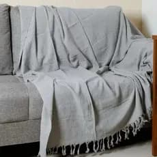 Manta para Sofá premium 2,10m x 1,20m – 100% Algodão Macia Decorativa Premium
