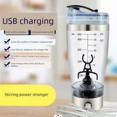 Copo liquidificador de Milkshake elétrico recarregável portátil Fitness proteína em pó Shaker copo com escala copo liqui