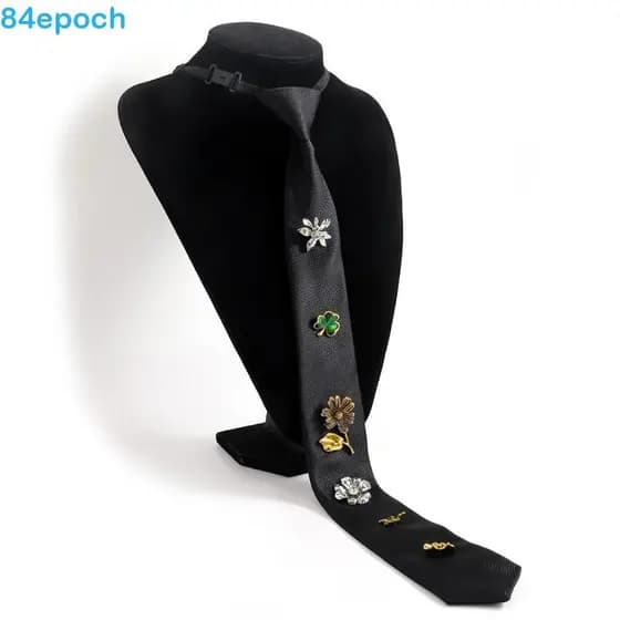 Gravata De Flor BREPOCH , Strass Preta Coreana , Inseto Estilo Harajuku Abelha Decoração Camisa Estudantes