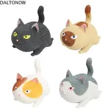 DALTONOW Squeeze Animals Macio Em Forma De Gato Mini Animais Irritado Sensorial Fidget Cat Toys