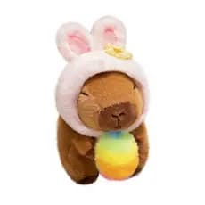 Super macio toque capivara boneca capivara brinquedo de pelúcia presente de páscoa capivara boneca quarto bom parceiro