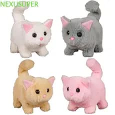 Boneca De Pelúcia Eletrônica NEXUSUPER , Cabeça De Bicho Agitando Brinquedo De Gato , Com Som
