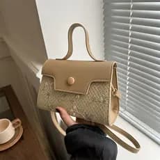 Bolsa bolsa transversal feminino Bolsa de palha tecida feminina 2024 novo estilo All-Match Cross-corpo Seaside praia sac