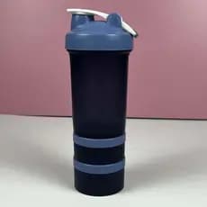 Copo Shaker Fitness Milkshake copo esportes proteína em pó copo de três camadas alça portátil esportes ao ar livre copo