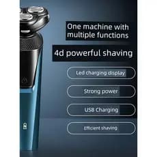 Ao ar livre novo estilo barbeador elétrico influenciador três-em-um multifuncional barbeador elétrico USB recarregável f