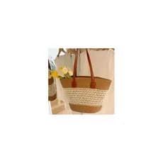 Bolsa bolsa transversal feminino Design oco saco de palha feminino grande capacidade tecido cesta de vegetais verão prai