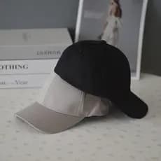 boné boné masculino Boné de beisebol totalmente fechado, masculino, feminino, versão coreana, cor sólida, guarda-sol a