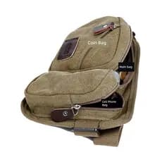 F Bolsa de lona de verão para celular com suporte para local de trabalho feminino