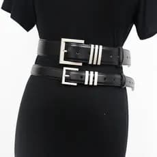 cinto feminino largo cinto feminino Senhoras cinto fino verão novo estilo All-Match couro genuíno moda cinto feminino te