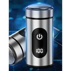 barbeador eletrico masculino Alemão Seiko qualidade barbeador elétrico portátil Mini inteligente Display elétrico faca d