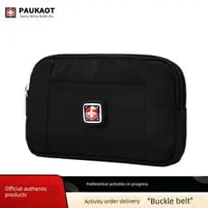 Homens usam cinto ao ar livre Diagonal Horizontal cintura para celular Bolsa