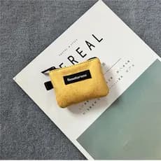 Mini bolsa de moedas com zíper airpodspro fone de ouvido saco de armazenamento titular do cartão saco de moedas pequeno