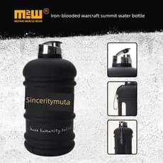Canadian jaggged Warcraft M2W Login Fitness garrafa de água esportes Shaker copo balde proteína em pó Milkshake ciclismo