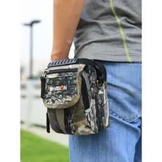 Hu Huojie Crossbody Cinto 20cm Mulheres Exterior Cintura Vertical Bolsa