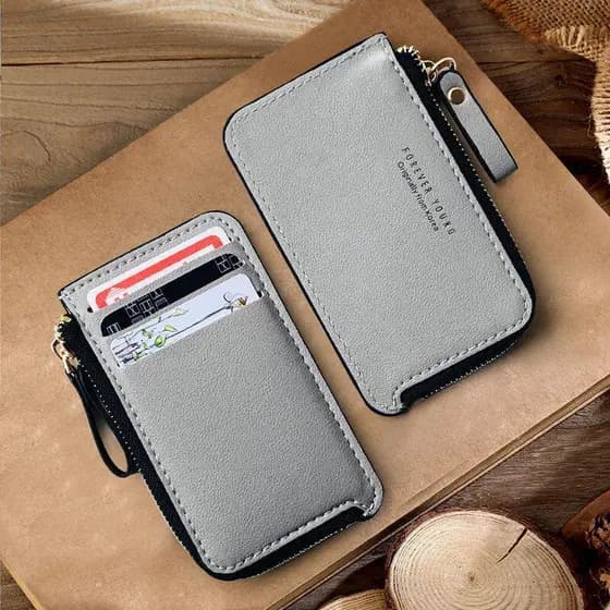 carteira masculina carteira masculina com ziper Bolsa masculina Cross-Border novo estilo fino moeda carteira de negócios