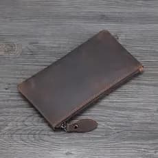 carteira masculina com ziper carteira masculina Carteira masculina ultrafina carteira longa carteira simples com zíper c