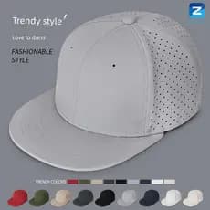boné boné masculino Chapéu masculino totalmente fechado totalmente selado selo traseiro aba plana boné de beisebol elá