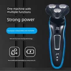 Navalha masculina 8D navalha três em um lavável recarregável faca de barba navalha elétrica de três lâminas