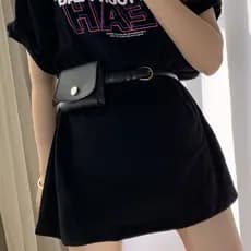 cinto feminino plus size cinto feminino largo Cinto coreano simples feminino preto escuro