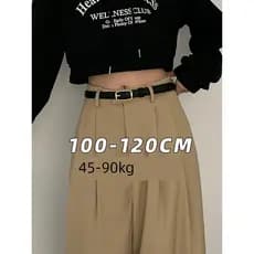 cinto feminino largo cinto feminino 120cm versão estendida cinto feminino Plus Size gordura mm simples Commuter All-Matc