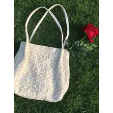 Bolsa bolsa transversal feminino Toon bolsa balde de renda feminina 2025 novo estilo grama tecido bolsa de ombro pequena