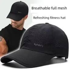 boné masculino boné Boné careca fino masculino marca de alta qualidade chapéu totalmente fechado verão All-Match respi