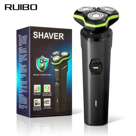 barbeador eletrico masculino 2024 Novo Estilo Lâmina Flutuante Magnética Barbeador Elétrico Três em Um Navalha Multifunc