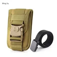 Esportes ao ar livre tático saco de cintura dos homens multifuncional usar cinto saco da cintura do telefone móvel novo
