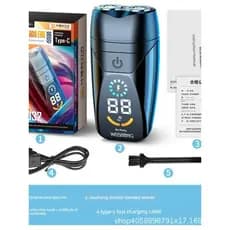 Grande cliente venda quente barbeador elétrico carro barbeador recarregável barbeador masculino