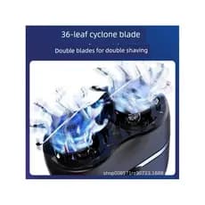 Novo Display Digital inteligente barbeador elétrico masculino barbeador elétrico de duas cabeças