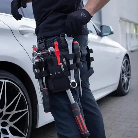 Trabalho ao ar livre hidropower carpintaria ferramenta de reparo de automóveis saco de cintura portátil masculino grande