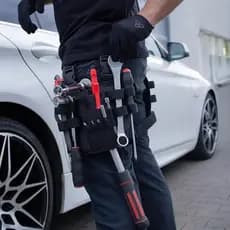 Trabalho ao ar livre hidropower carpintaria ferramenta de reparo de automóveis saco de cintura portátil masculino grande