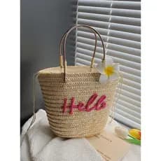 bolsa transversal feminino bolsa feminina Saco balde de grande capacidade tecido saco feminino 2025 novo estilo verão pr