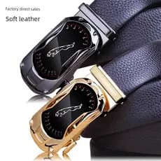 cinto feminino largo cinto feminino plus size Cinto masculino de couro genuíno fivela automática Casual cinto de couro c