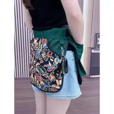 Novo estilo étnico cinto saco das mulheres dos homens trabalho ao ar livre multifuncional saco de trabalho do telefone m