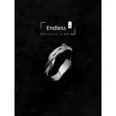 anel de namoro anel solitario Mobius anel anel meninos na moda anel de aço titânio High-End dedo indicador rufião bonito