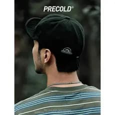 boné boné masculino Retro cordão totalmente fechado americano chapéu de aba curta masculino língua macia boné de beise