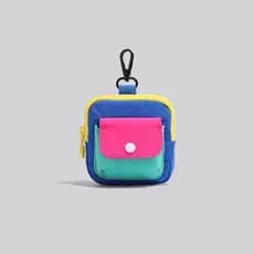 2026 novo estilo nicho moeda bolsa portátil pequeno contraste cor pequeno titular do cartão Mini saco de armazenamento c