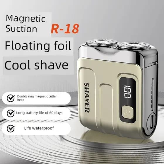 barbeador eletrico masculino Carro transfronteiriço mudo pequeno Display Digital barbeador elétrico Ultra limpo Walker m
