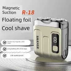 barbeador eletrico masculino Carro transfronteiriço mudo pequeno Display Digital barbeador elétrico Ultra limpo Walker m