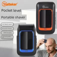 barbeador eletrico masculino Hatteker barbeador elétrico alternativo barbeador doméstico masculino lavável Mini disposit