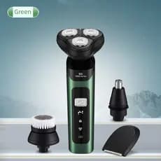 Amazon novo estilo barbeador elétrico inteligente 9D flutuante barbeador masculino multifuncional barbeador lavável de c