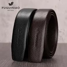 cinto feminino plus size cinto feminino Fugui pássaro cinto de couro genuíno masculino sem cabeça fivela automática calç