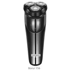 barbeador eletrico masculino Borui Barbeador Elétrico Masculino Recarregável Faca de Barba Rotativa de Três Lâminas com