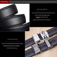 cinto feminino cinto feminino plus size Cinto masculino de couro genuíno de alta qualidade com fivela automática cinto d