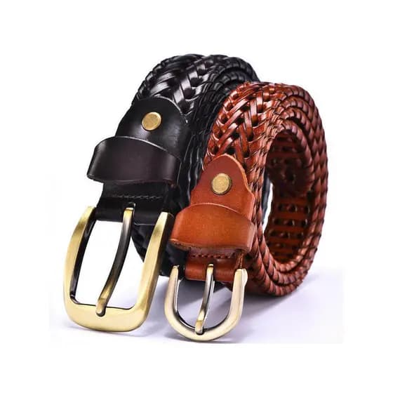 cinto feminino largo cinto feminino Cinto de couro retrô masculino, cinto de couro retrô com fivela de pino para idosos,