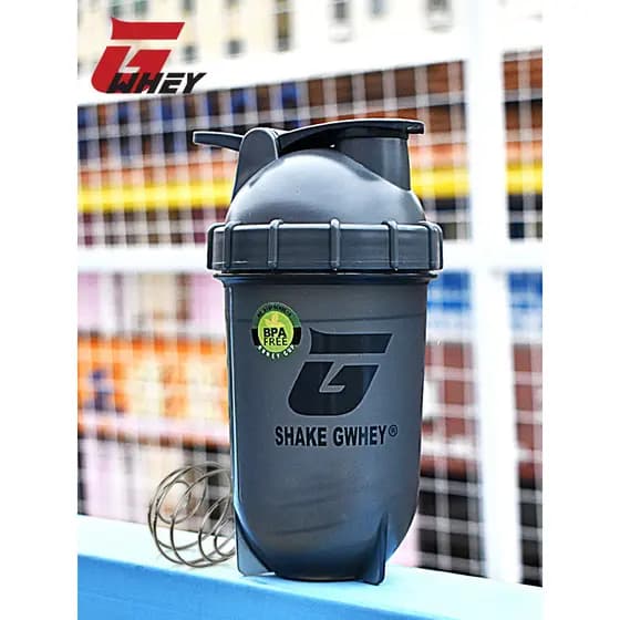 GWHEY Shaker copo de Fitness produto comestível com escala masculino feminino esportes copo água mexendo Milkshake prote